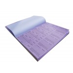 Ticket Book-Square Counter Book-purple color 10 books
